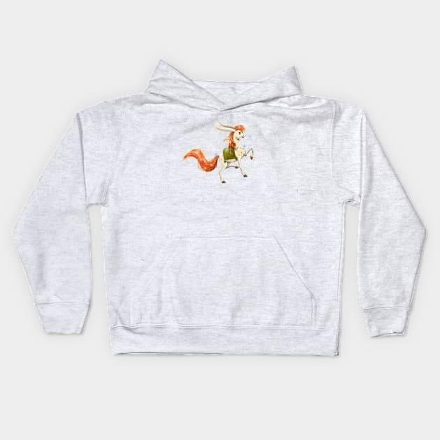 THE HUMPBACKED HORSE Kids Hoodie by AnaGrigorjev